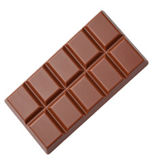 Fototapeta premium Dark chocolate bar with a smooth finish, rich texture, perfect for dessert, indulgence, sweet treat.