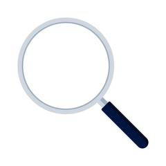 vector illustration of a magnifying glass or search icon