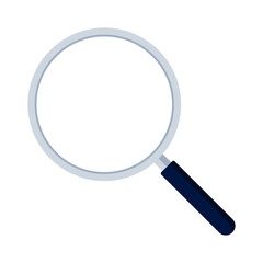 vector illustration of a magnifying glass or search icon
