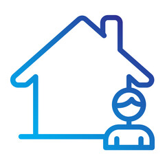 Agent at House Icon