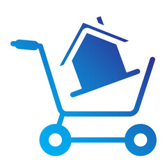 Real Estate Shopping Icon