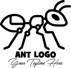 Robotic ant, Metallic insect Robotic, futuristic design, isolated cybernetic ant with glowing accents, robotic insect concept for futuristic