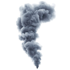 Abstract smoke plume