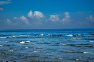 Obraz premium 夏の奄美大島の空。