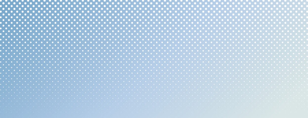 A blue background with a gradient halftone texture, featuring a dotted pattern. The background is light blue, creating a modern, airy background. Minimal halftone texture gradient background vector