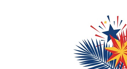 Obraz premium Patriotic Summer
