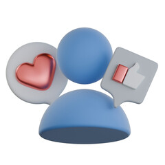 Customer Satisfaction Survey 3D Icon Colorful Design