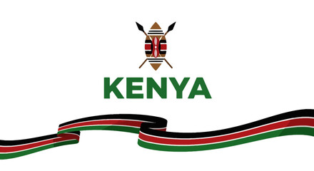 Obraz premium Kenya National Symbolism and Vibrant Flag Representation