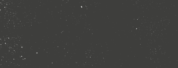 Dark gray background with a speckled texture, resembling a starry night. The gray background adds a cosmic, mysterious feel. Speckled wall texture background. Black background vector.
