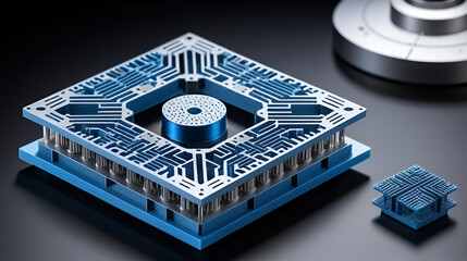 3D Printed Nanoscale Quantum Magnetometer Array: Intricate Design, Microscopic Detail