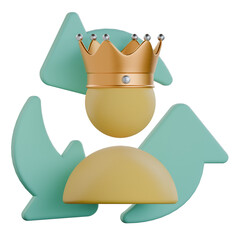 CEO Update 3D icon Colorful Style