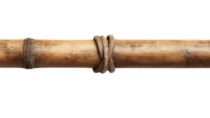 Natural Bamboo Pole with Knotted Joint for Border Decoration