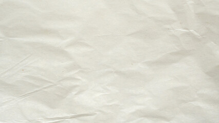 Abstract white crumpled and creased recycle paper texture background