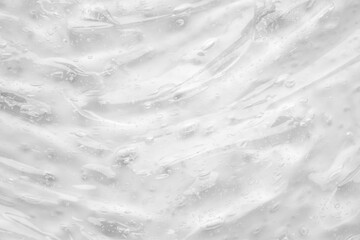 Transparent clear liquid serum gel cosmetic texture background