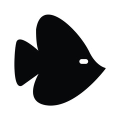 Fish icon design template
