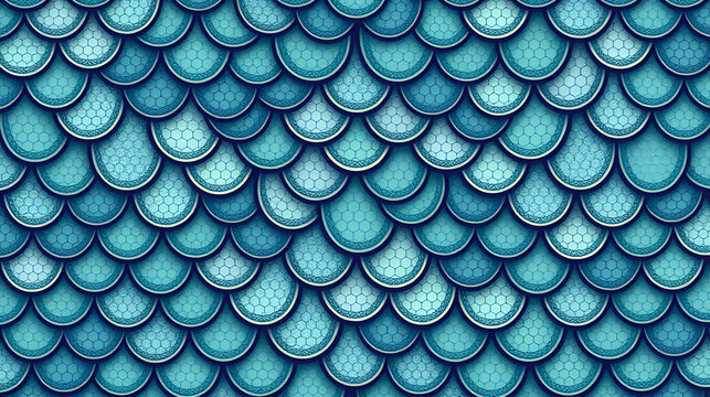 Mermaid scale. Vector illustration for clothes