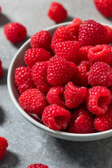 Organic Raw Red Raspberries
