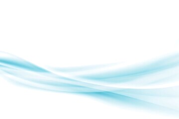 Soft flowing abstract light blue waves creating a gentle and clean background design