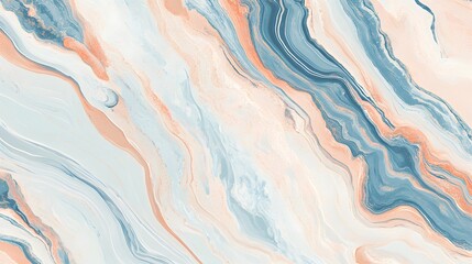 Obraz premium Abstract fluid art design with soft pastel colors.