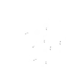 Falling confetti decoration 