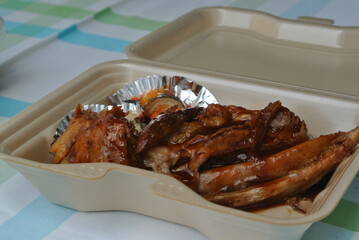 pork chop in bento box