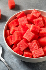 Raw Organic Red Cut Watermelon