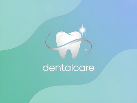A shiny tooth logo for a dental care brand.