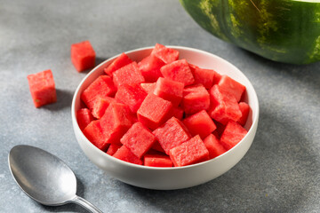 Raw Organic Red Cut Watermelon