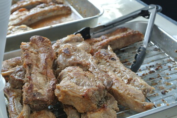 grilled pork ribs