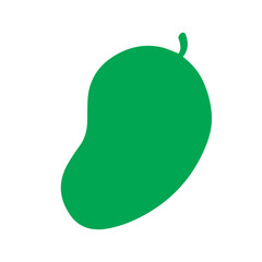 fruit mango colored icon