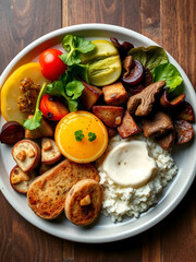 Ketogenic Diet high fat food low carb meals healthy fats modern plating