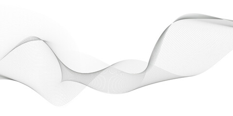 Abstract wave element for design. Digital frequency track equalizer. Stylized line art background. Vector. Wave with lines