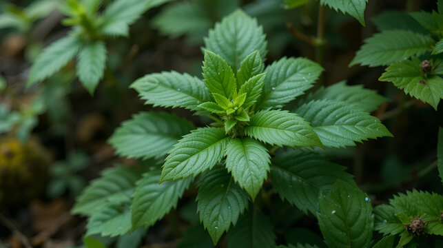 green wintergreen plant