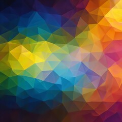 Abstract geometric background colorful mosaic triangles pattern design wallpaper vector illustration