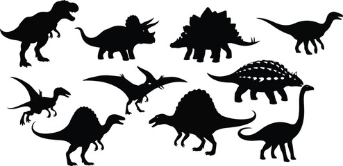 dinosaur silhouette