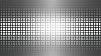 Retro Pixelated Matrix Effect with Strip Border Design in Grayscale