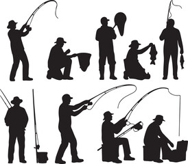 fishing silhouette