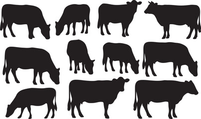 cow silhouette