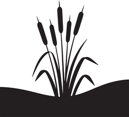 Cattail Plant Silhouette Vector

Marsh and Wetland Cattail Clipart

Nature Pond Plant Cattail Design

Aquatic Plant Reed & Cattail Vector Art

Cattail Grass Silhouette Illustration


