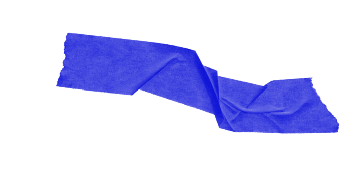 A blue irregular shape on a black background with a slight gradient and jagged edges visible now here