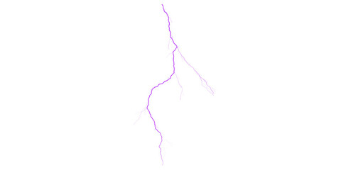 A purple lightning bolt with pixelated edges against a solid black background in a digital rendering