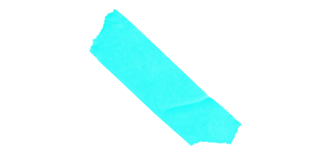A cyan rectangle shape at an angle on a black background with visible pixelation and jagged edges