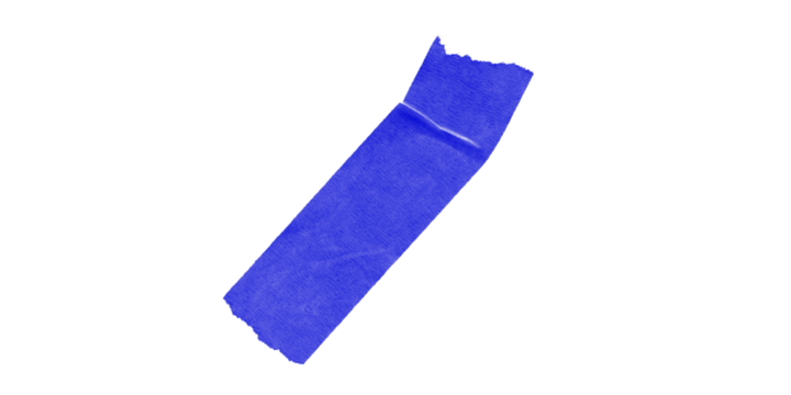 A blue rectangle shape diagonally across a black background with a slight texture in the image area