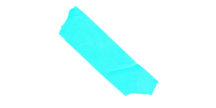 A cyan rectangle shape at an angle on a black background with visible pixelation and jagged edges