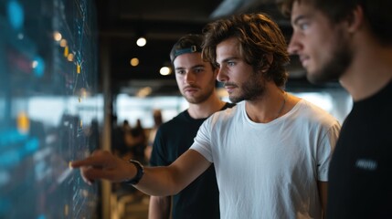 Startup Team Presenting Digital Product During Interactive Demo Session