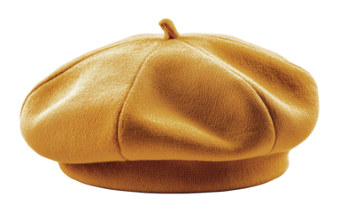 Painter Hat Beret Isolated on Transparent Background PNG
