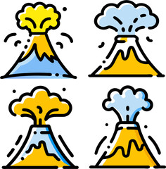 Volcano icon