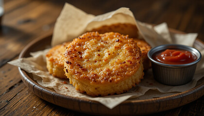 baked hash brown potato