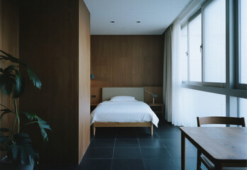 interior of a hotel room
