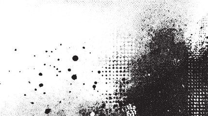 Grunge halftone abstract texture. Retro dotted pattern with distressed comic style effect Vintage halftone grunge effect texture.